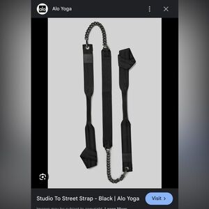 ISO alo studio to street yoga mat strap